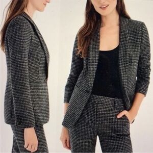 J. Crew Parke Houndstooth Wool Blazer 6P